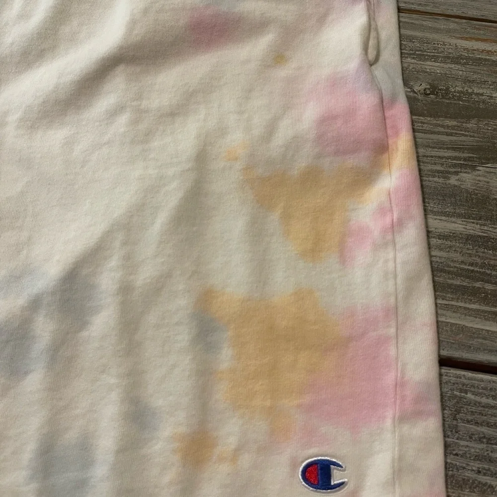 Champion Cotton Cloud Tye Dye Shorts Size Large - Picture 11 of 11